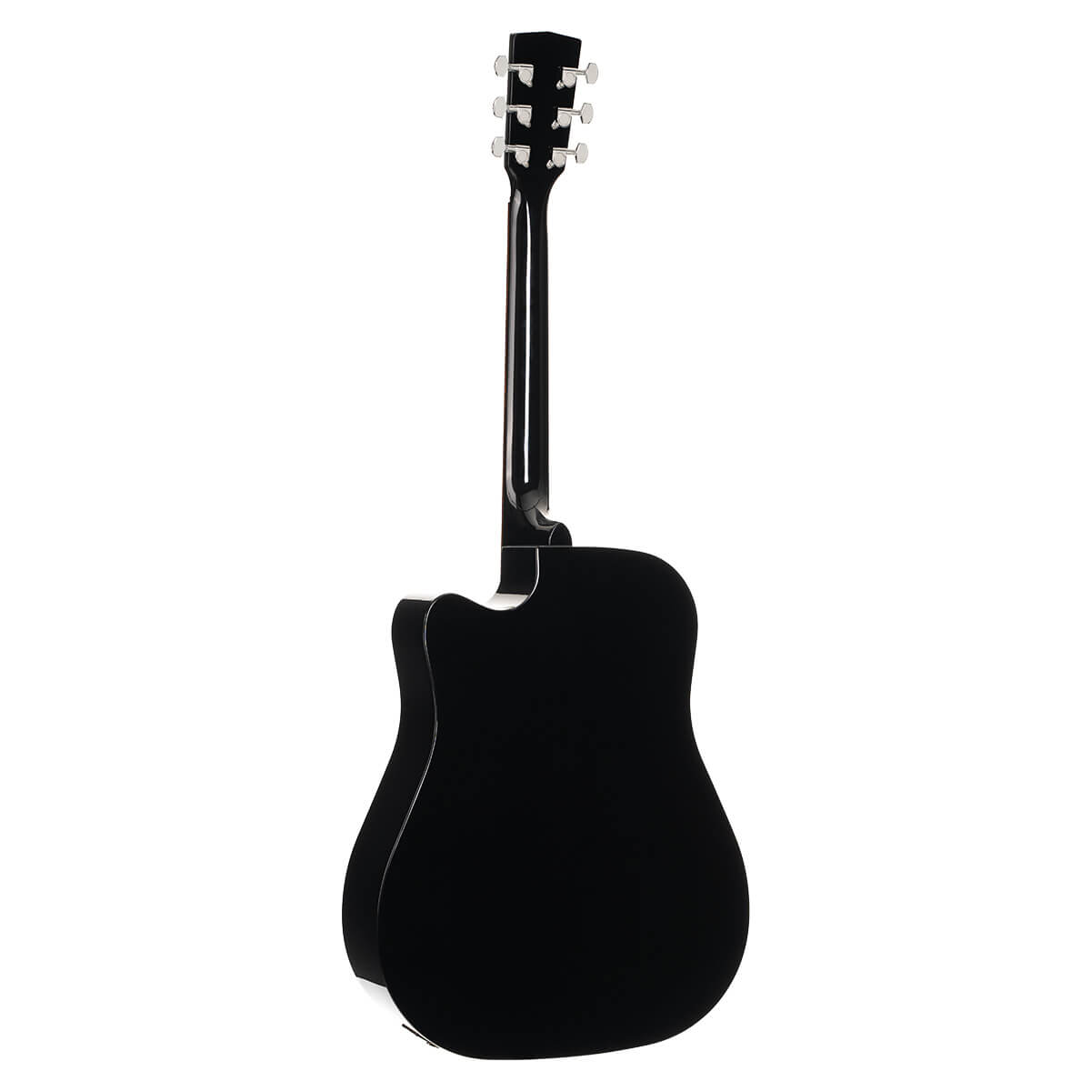 Cort C E60CE Dreadnought Acoustic Guitar - Black Gloss - Music Planet New Zealand