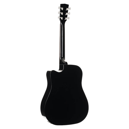 Cort C E60CE Dreadnought Acoustic Guitar - Black Gloss - Music Planet New Zealand
