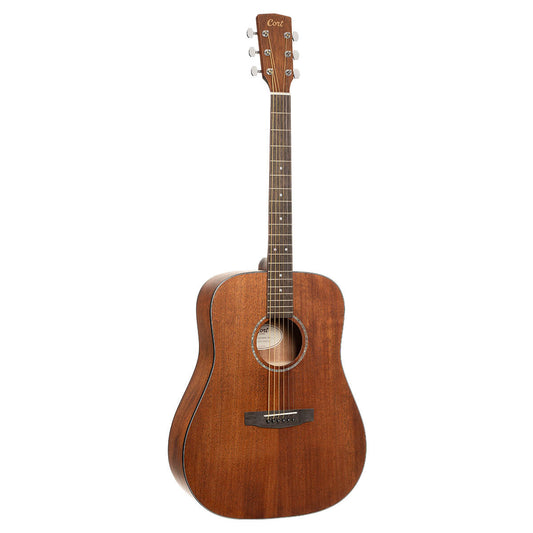 Cort Earth60M Dreadnought Acoustic Guitar with Bag Mahogany - Music Planet NZ