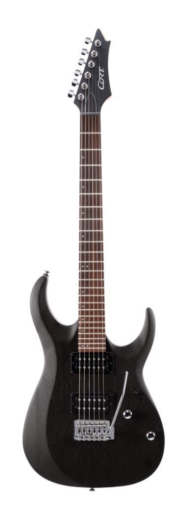 CORT X SERIES ELECTRIC OPEN PORE BLACK - Music Planet New Zealand