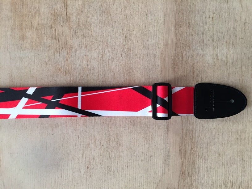 CUSTOM BLACK/WHITE/RED EVH STRIPES - Music Planet New Zealand