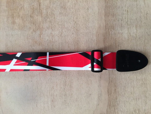 CUSTOM BLACK/WHITE/RED EVH STRIPES - Music Planet New Zealand