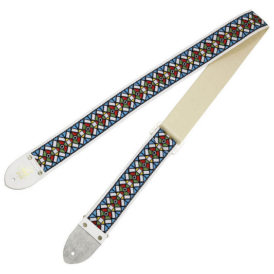 D'ANDREA 2" VINTAGE REISSUE STAINED GLASS STRAP - Music Planet New Zealand