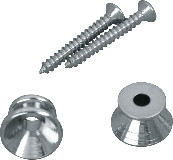 DANDREA EP24C STRAP BUTTON CHROME EACH - Music Planet New Zealand