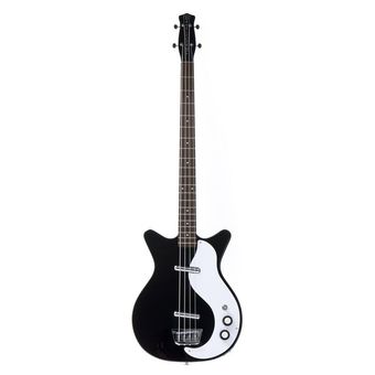 DANELECTRO 59DC LONG SCALE BASS - BLACK - Music Planet New Zealand