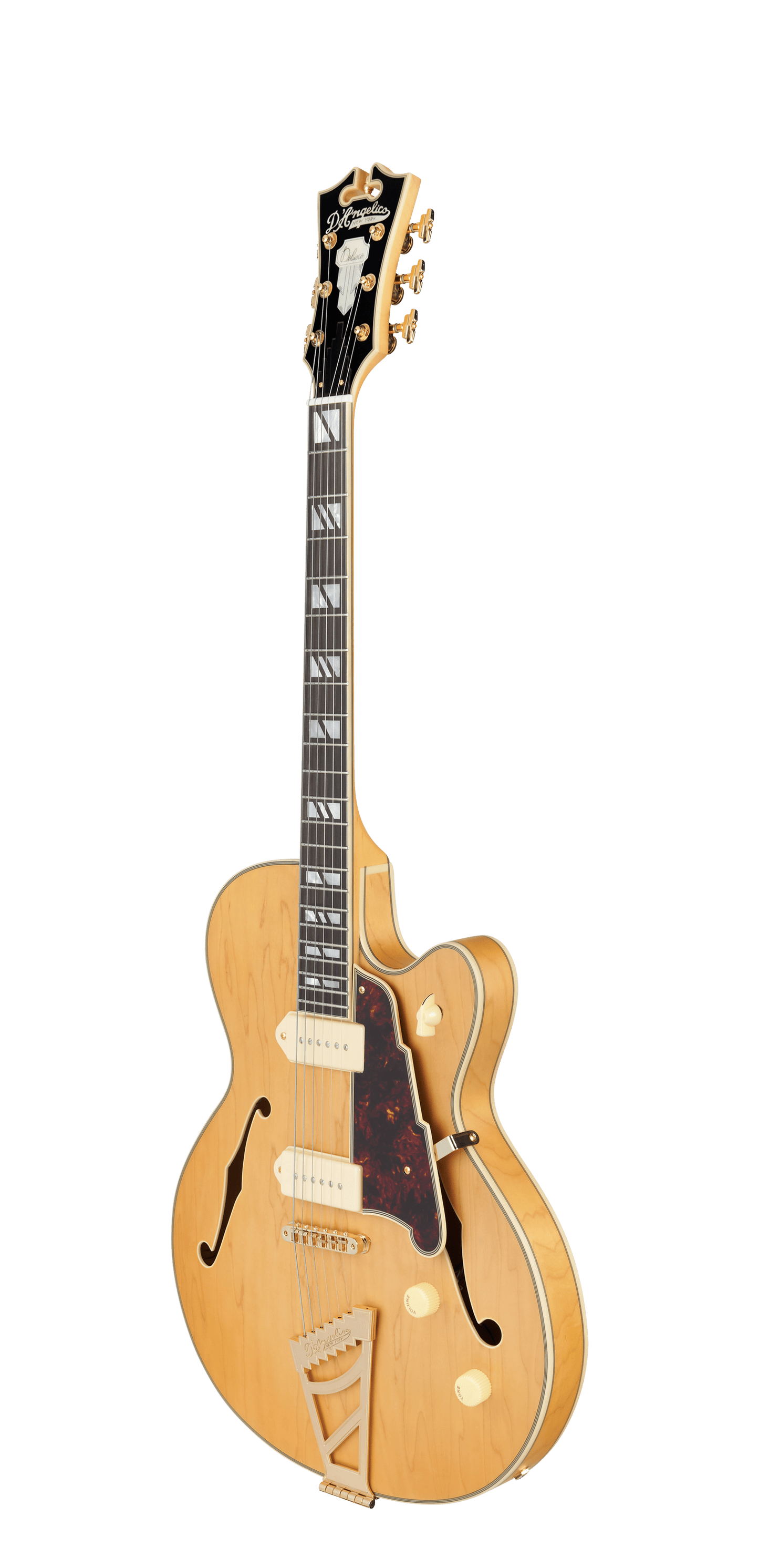 D’Angelico Deluxe 59 Hollowbody Electric Guitar - Satin Honey - Music Planet NZ