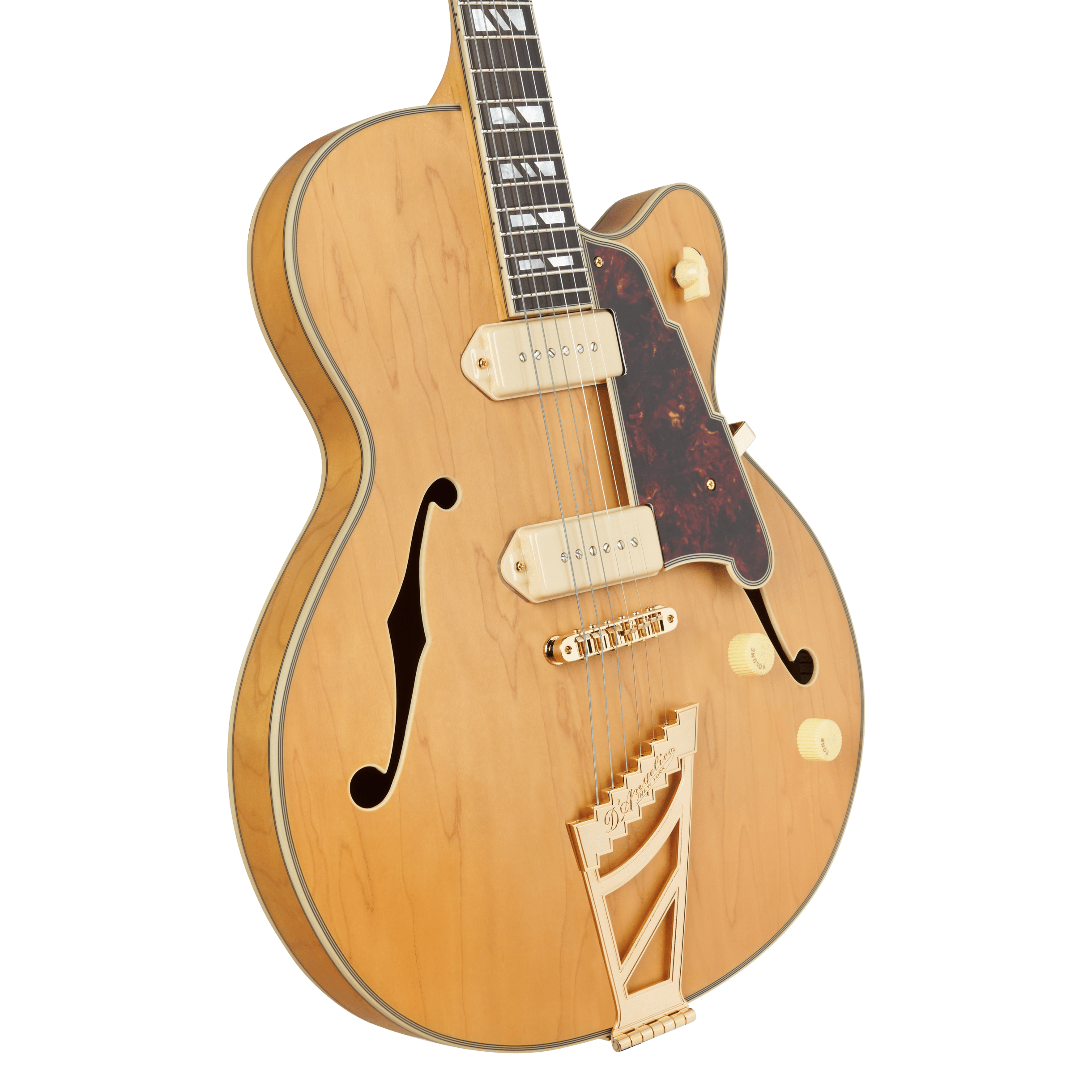 D’Angelico Deluxe 59 Hollowbody Electric Guitar - Satin Honey - Music Planet NZ