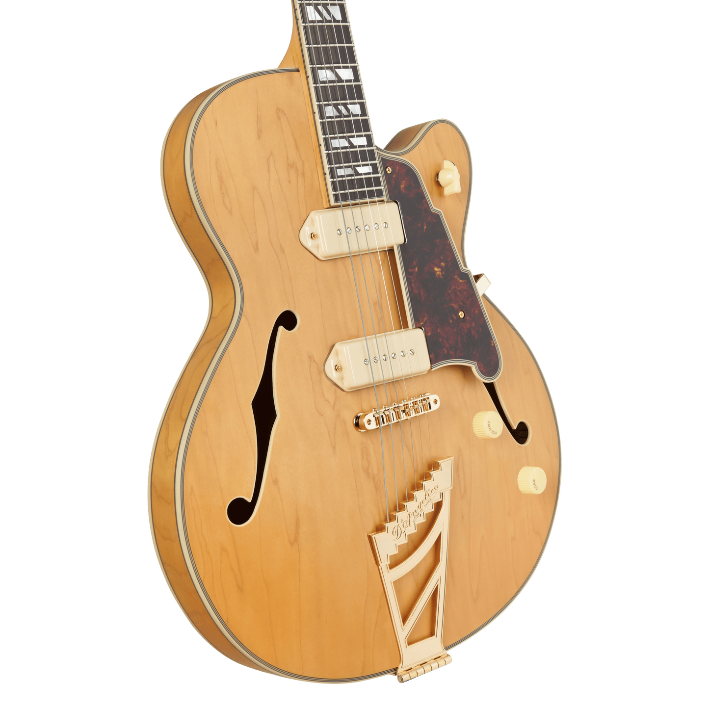 D’Angelico Deluxe 59 Hollowbody Electric Guitar - Satin Honey - Music Planet NZ