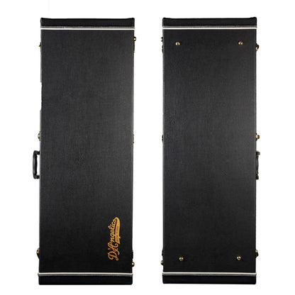 D'ANGELICO DELUXE ATLANTIC BARITONE SOLID BLACK GUITAR - Music Planet New Zealand