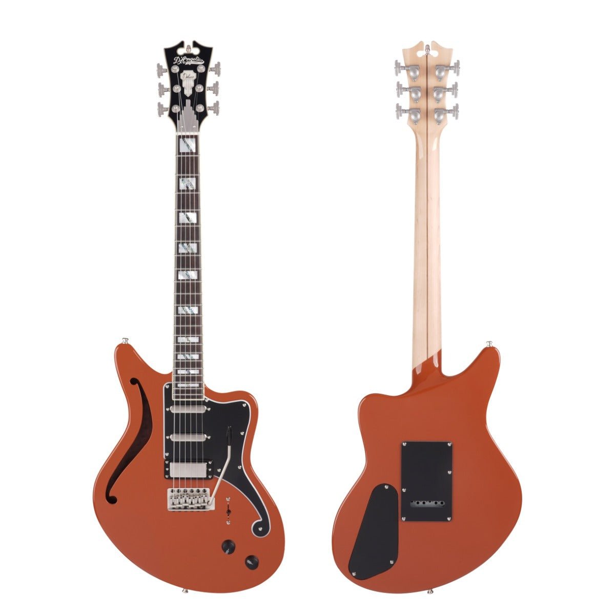 D'ANGELICO DELUXE BEDFORD SH LE RUST - Music Planet New Zealand