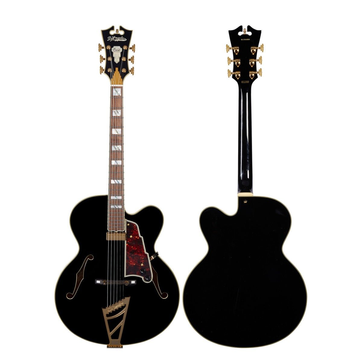 D'ANGELICO EXCEL EXL - 1 IN BLACK - Music Planet New Zealand