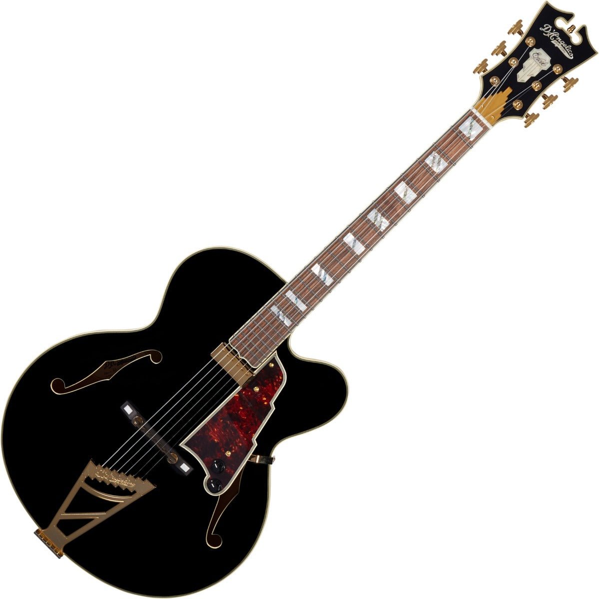 D'ANGELICO EXCEL EXL - 1 IN BLACK - Music Planet New Zealand