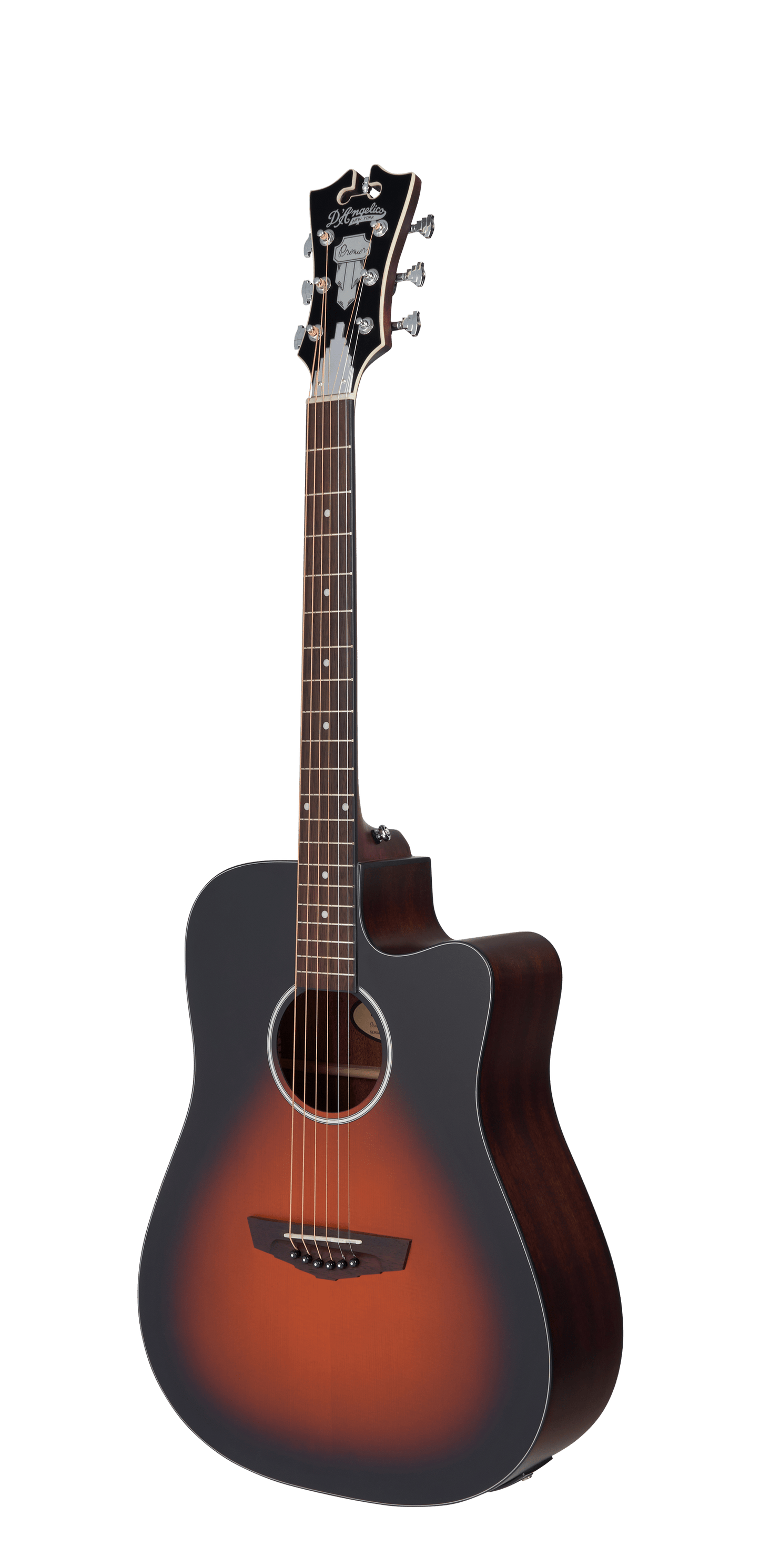 D’Angelico Premier Bowery LS Acoustic - Electric Guitar - Vintage Satin - Music Planet NZ