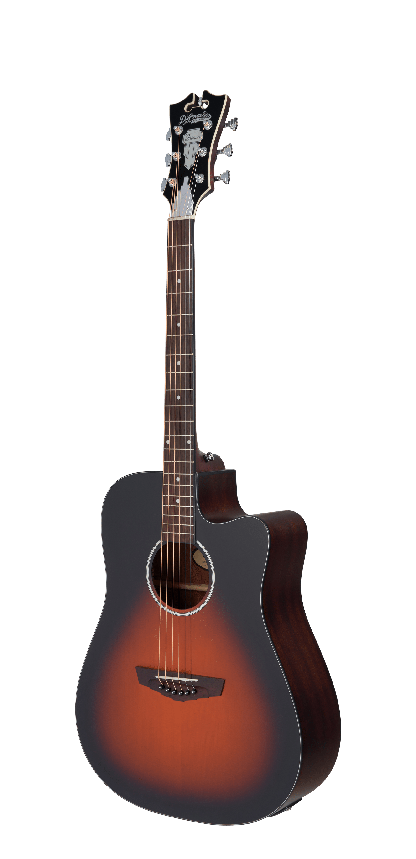 D’Angelico Premier Bowery LS Acoustic - Electric Guitar - Vintage Satin - Music Planet NZ