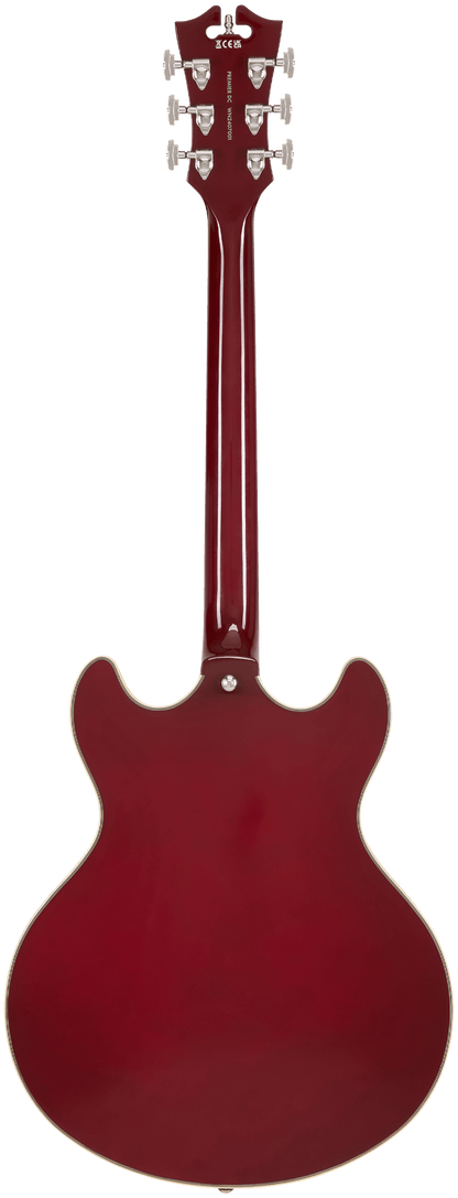 D’Angelico Premier DC Semi - Hollow Electric Guitar - Burnt Red - Music Planet NZ