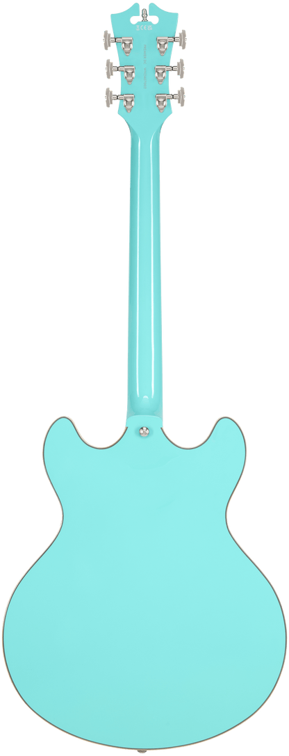 D’Angelico Premier DC Semi - Hollow Electric Guitar - Surf Green - Music Planet NZ
