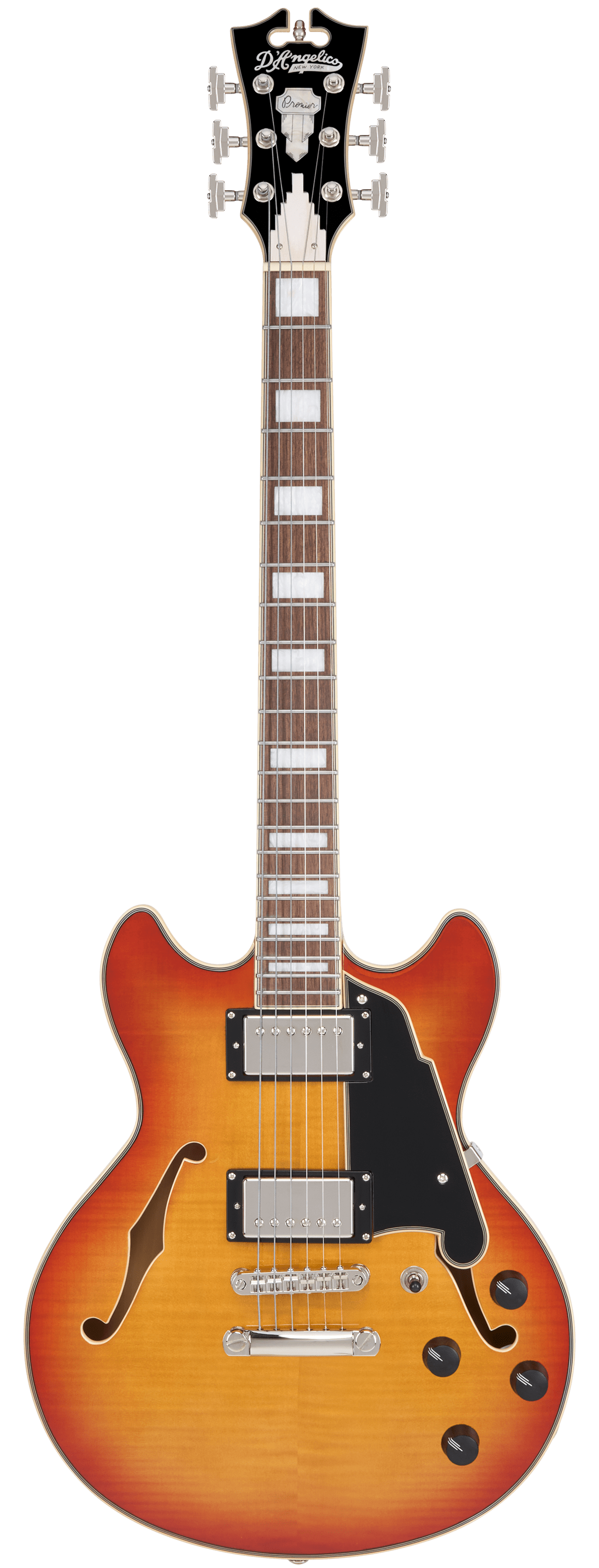 D'Angelico Premier Mini DC XT Honeyburst - Music Planet NZ