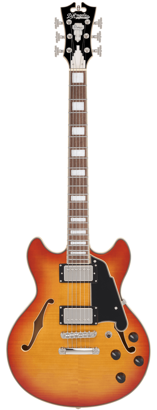 D'Angelico Premier Mini DC XT Honeyburst - Music Planet NZ