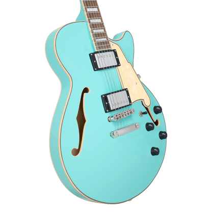 D’Angelico Premier SS Semi - Hollow Electric Guitar - Surf Green - Music Planet NZ