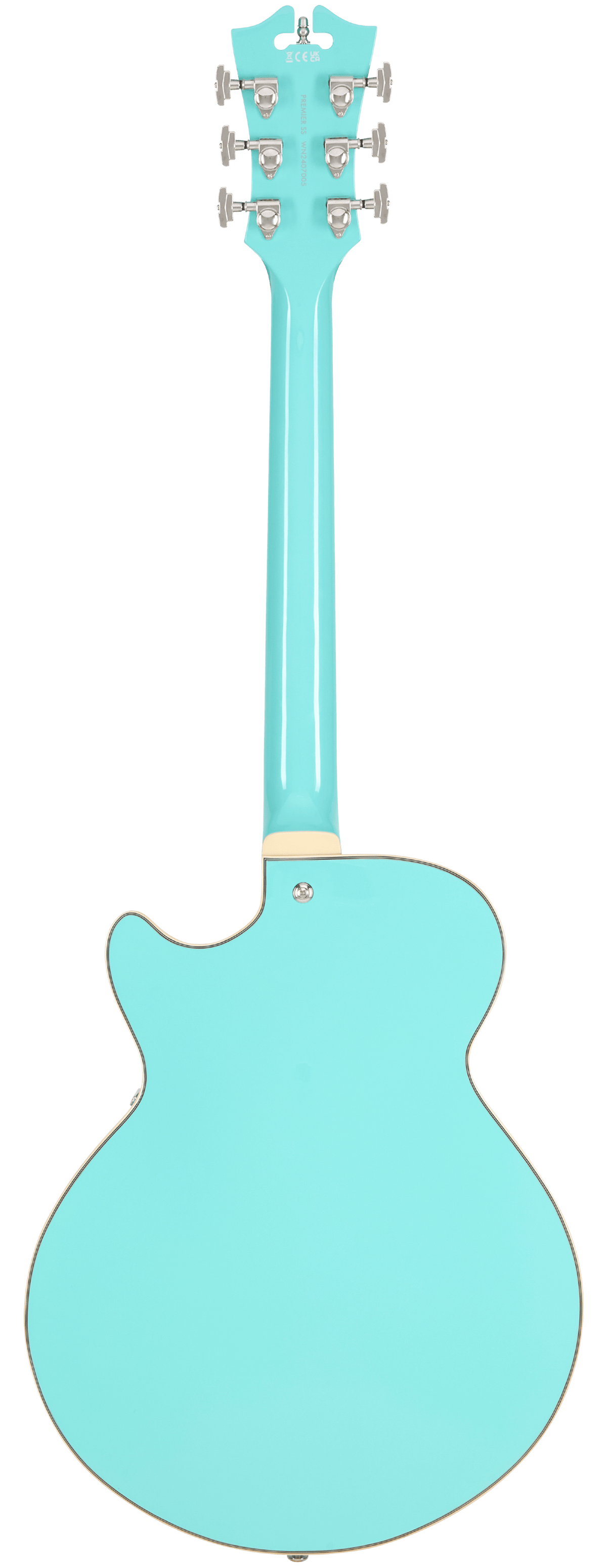 D’Angelico Premier SS Semi - Hollow Electric Guitar - Surf Green - Music Planet NZ