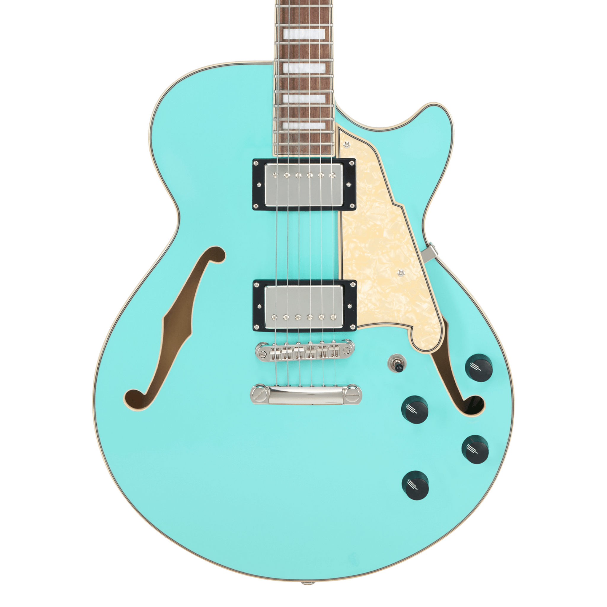 D’Angelico Premier SS Semi - Hollow Electric Guitar - Surf Green - Music Planet NZ