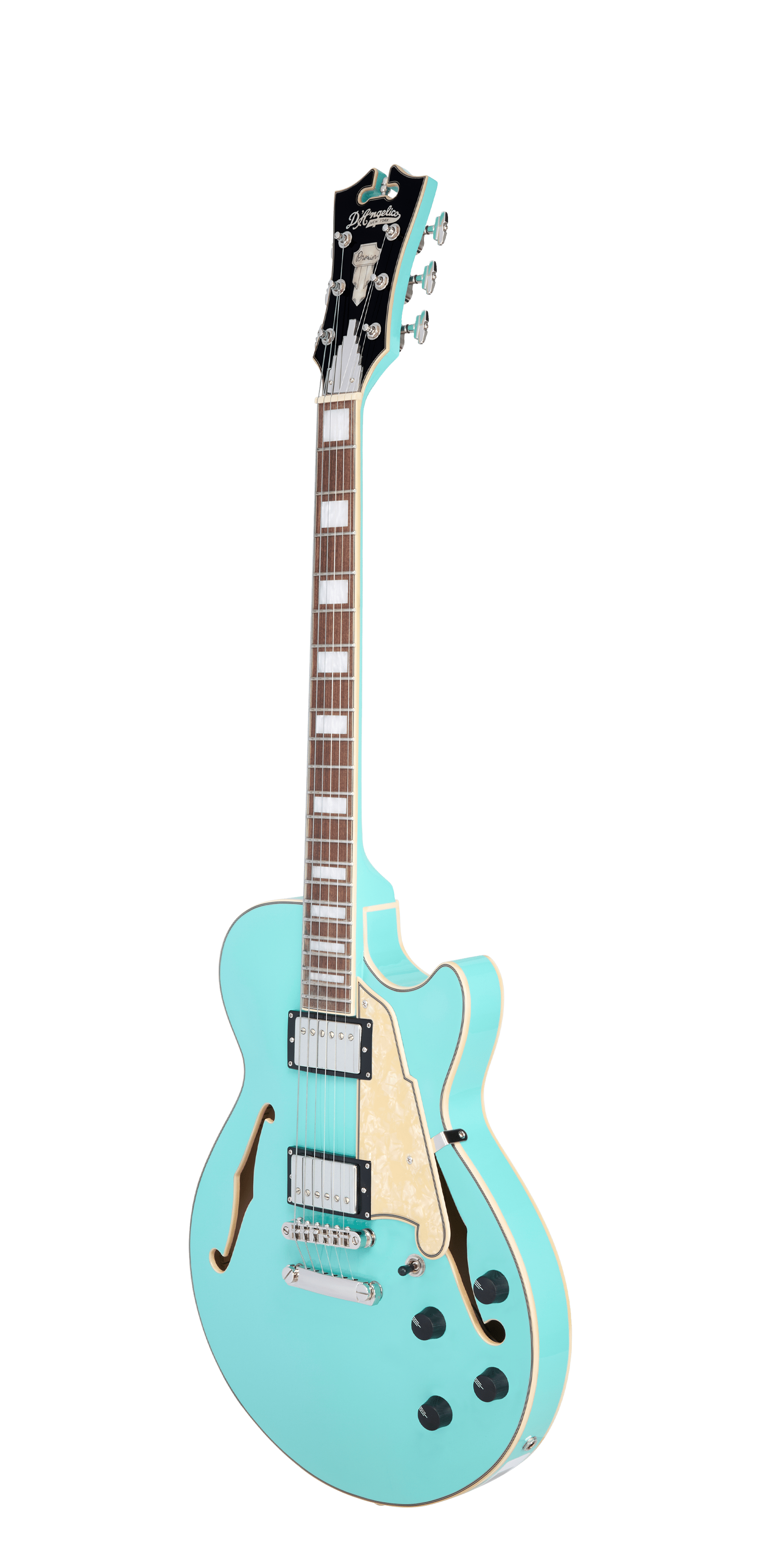 D’Angelico Premier SS Semi - Hollow Electric Guitar - Surf Green - Music Planet NZ