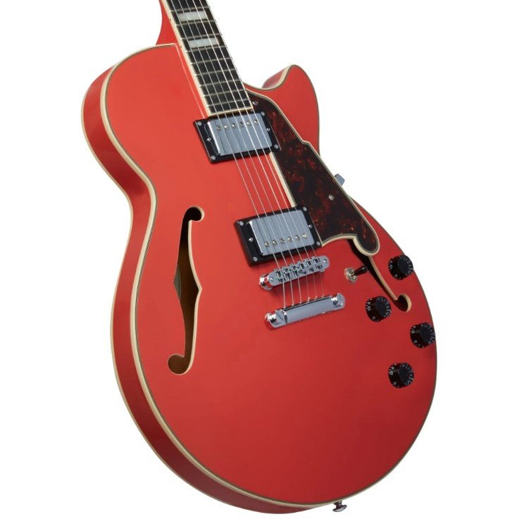 D'ANGELICO PREMIER SS STOP BAR FIESTA RED - Music Planet New Zealand