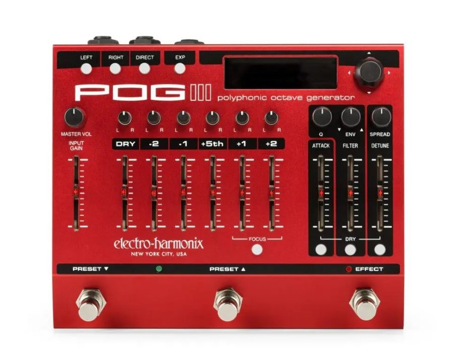 EHX POG3 POLYPHONIC OCTAVE GENERATOR - Music Planet New Zealand