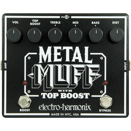 ELECTRO HARMONIX METAL MUFF W/TOP BOOST - Music Planet New Zealand