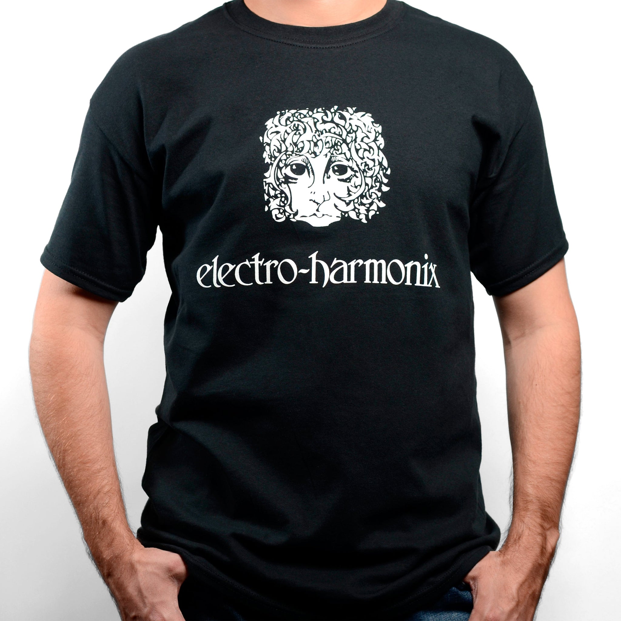 Electro - Harmonix Tee Shirt Black EHX Logo Large - Music Planet NZ