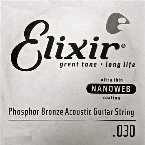 ELIXIR ACOUSTIC SINGLE WOUND 030 STRING - Music Planet New Zealand
