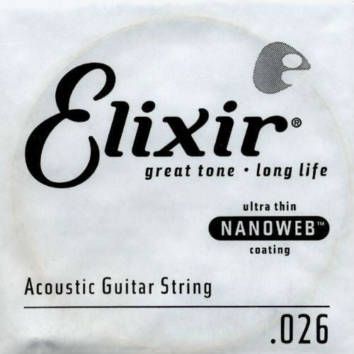 ELIXIR ACOUSTIC WOUND 026 STRING - Music Planet New Zealand