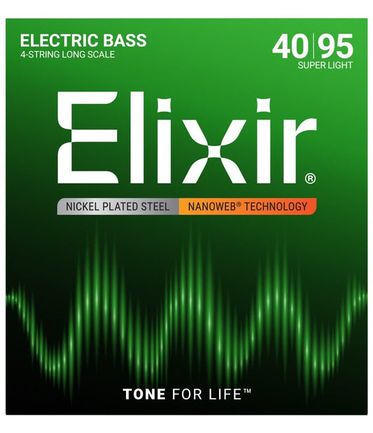 ELIXIR BASS NW 4 - STRING SUPER LIGHT40 - 95 - Music Planet New Zealand