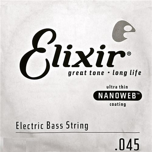 ELIXIR NW 045 SINGLE BASS STRING - Music Planet New Zealand
