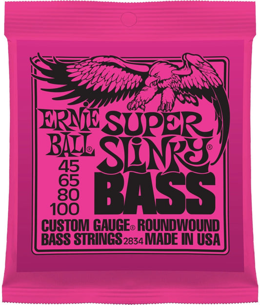 ERNIE BALL BASS SUPER SLINKY 045 - 100 - Music Planet New Zealand
