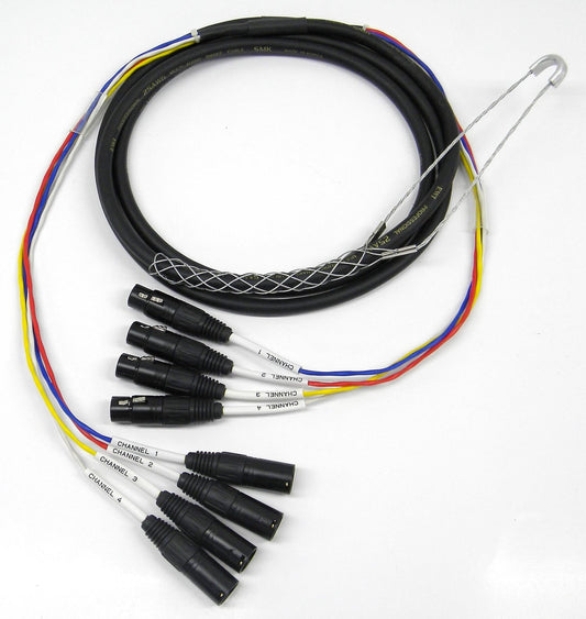 EWI 10' DUAL FANTAIL 4 CH. PATCH SNAKE - Music Planet New Zealand