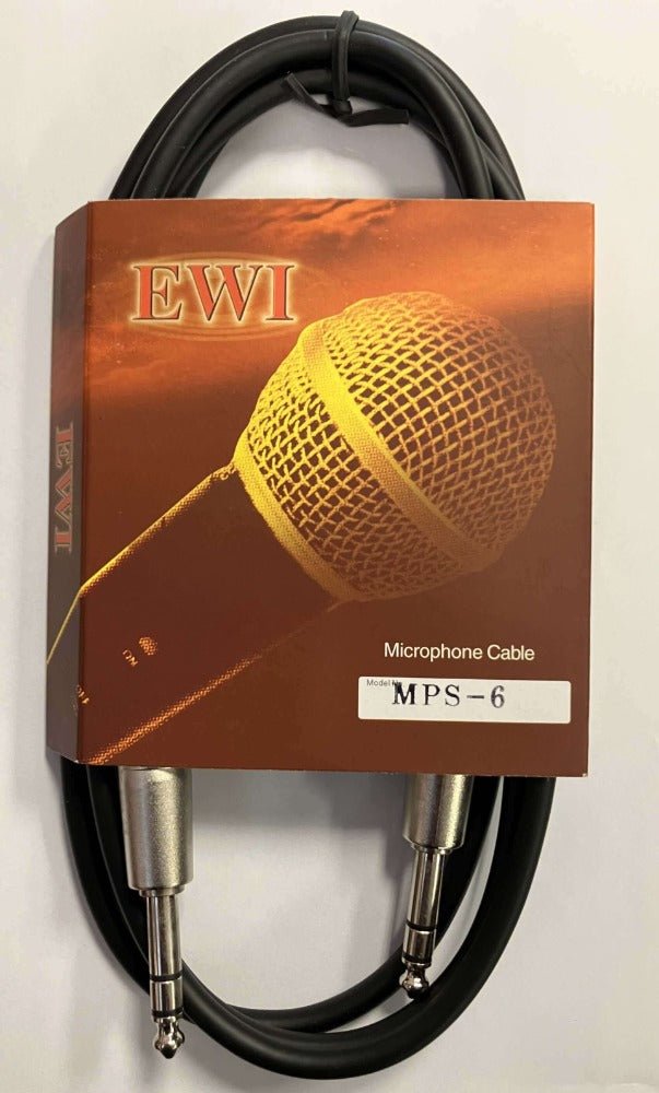 EWI 1/4 TRS JACK TO 1/4 TRS JACK 6 FT - Music Planet New Zealand