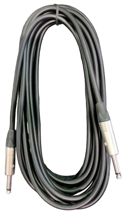 EWI INST CABLE STRAIGHT NEUTRIK 20FT BK - Music Planet New Zealand