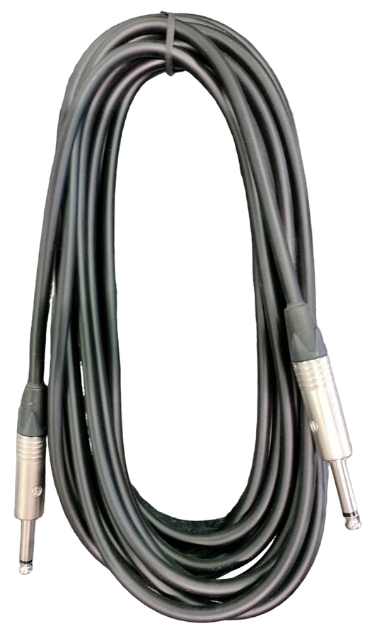 EWI INST CABLE STRAIGHT NEUTRIK 20FT BK - Music Planet New Zealand