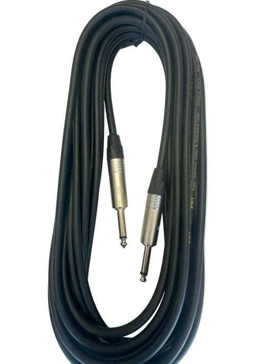 EWI INST CABLE STRAIGHT NEUTRIK 30FT BK - Music Planet New Zealand