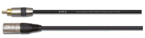 EWI SINGLE RCA TO MALE XLR 10 FT - Music Planet New Zealand