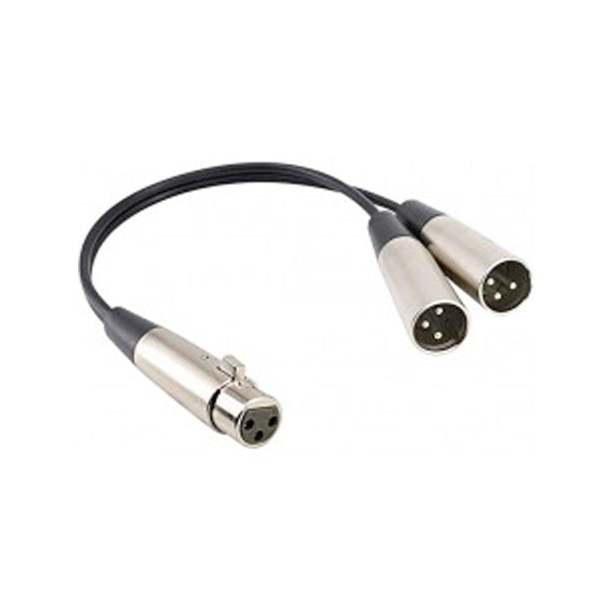 EWI XLR FEMALE TO 2 XLR MALE - Music Planet New Zealand