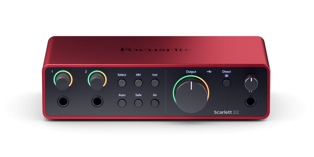 Focusrite Scarlett 2i2 (4th Generation) USB‑C Audio Interface