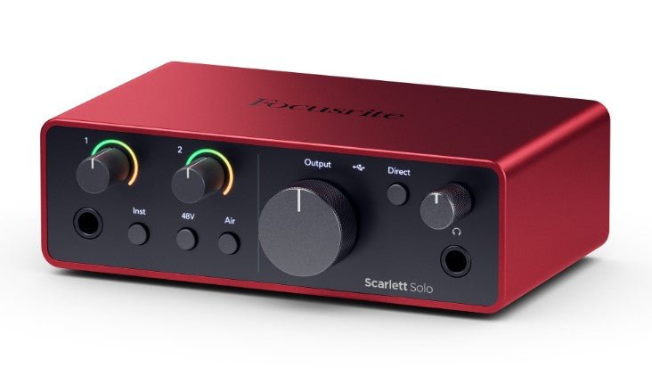 FOCUSRITE SCARLETT SOLO MK4 2 IN/2 OUT - Music Planet New Zealand