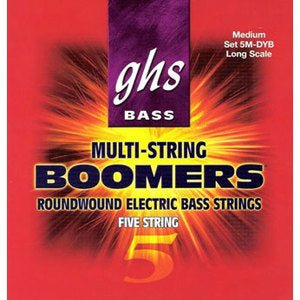 GHS BASS BOOMERS 5 STRING MEDIUM 045 - 130 - Music Planet New Zealand