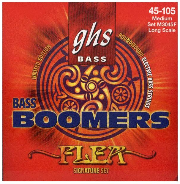 GHS BASS BOOMERS FLEA MEDIUM 045 - 105 - Music Planet New Zealand