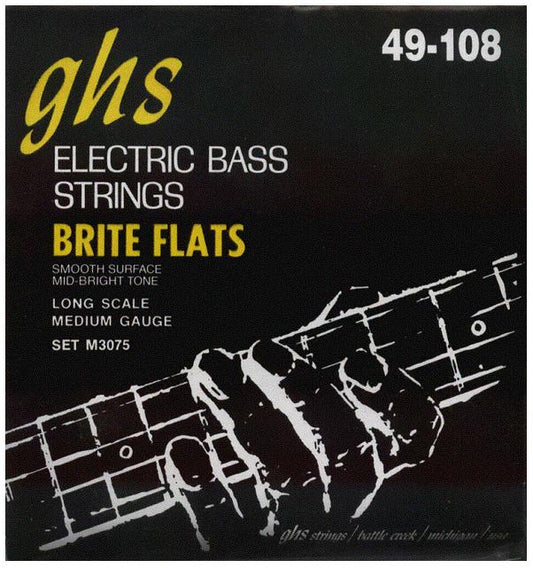 GHS BASS BRITE FLATS MEDIUM 49 - 108 - Music Planet New Zealand