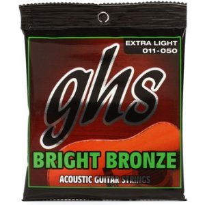 GHS BRIGHT BRONZE EXTRA LIGHT 011 - 050 - Music Planet New Zealand