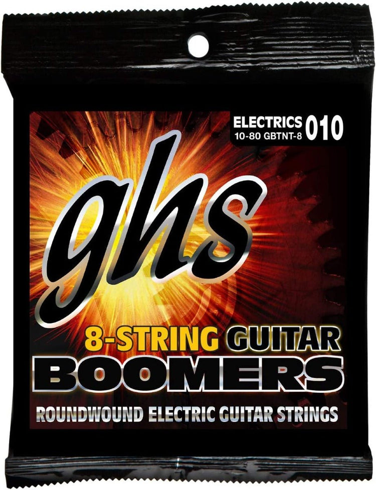 GHS ELECTRIC BOOMERS TNT 8 STRING SET 010 - 080 - Music Planet New Zealand