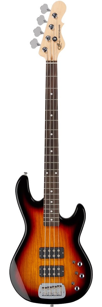 G&L L2000 BASS IN 3 TONE SUNBURST WITH RW NECK - Music Planet New Zealand